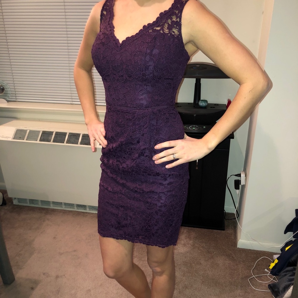 David’s bridal bridesmaid dress